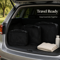 3 ensembles de cubes de compression pour bagages, sacs de rangement pour les voyages en famille, les escapades de week-end et les voyages d'affaires