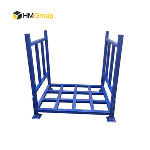 Estantería Metálica Plegable y Apilable para Almacenamiento en Almacenes de 4-6 Pisos, con Recubrimiento en Polvo, Personalizable, para Rollos de Textiles - Product Image 2