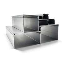 Système de goulottes carrées en aluminium de haute qualité, tailles personnalisables pour le câblage de plafond et l'organisation des fils industriels