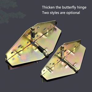 Bisagra de resorte trenzado de mariposa, muebles, mesa de comedor plegable, soporte con solapa, mesa redonda, bisagra plegable con solapa superior de 180 grados - Product Image 4