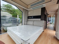 Maisons d'hôtel modernes Maison en conteneur préfabriquée Conception de capsule spatiale Construction rapide avec cadre et matériau en acier