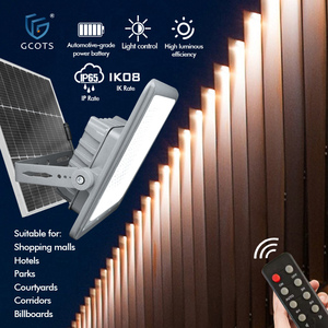 Aluminum IP65 Solar <b>Flood</b> <b>Lights</b> 30W 50W LED <b>Flood</b> <b>Lights</b> Outdoor Solar Power Illuminating the Exterior of the Hotel or Building - Product Image 1