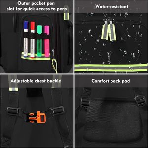 Échantillon gratuit Sac rouge EMS de camping Sac à dos de premiers secours pour traumatisme Fournitures médicales d'urgence Sac à dos tactique - Product Image 5