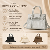 Sacs à main en cuir PU de luxe pour femmes avec logo personnalisé, coque couleur, fermeture éclair double tête, sacs bandoulière messager
