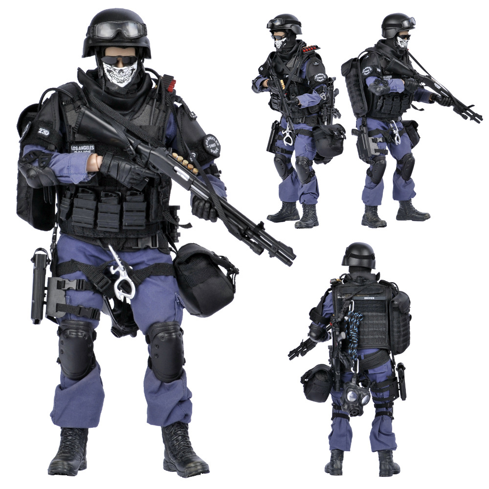 Mobile Plastic Soldier Military Figure 1/6 Action Figure Soldier Model Set con accessori Collection ragazzi e ragazze Toy Kids