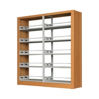 Bibliothèque de table en métal, Double face, en acier, design chinois, bibliothèque athlétique moderne, 2 pièces