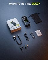 Multifunktionale Kompakte Kabellose Elektrische Tragbare Auto-Motorrad-Fahrrad-Luftpumpe 6000mAh Reifenfüller ABS-Material Modell AP02
