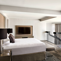 Ensemble de meubles de chambre d'hôtel moderne avec lavabo pour projet d'hôtel 5 étoiles et appartement en gros
