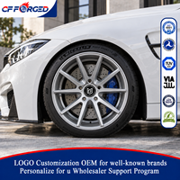 Vente flash - Jantes en alliage forgé monobloc V Spoke 19x9.5 20x10.5 argent brossé 5x112 pour BMW M4 Coupé G82