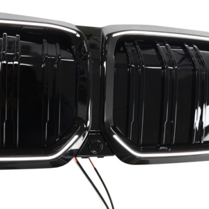 กระจังหน้ารถยนต์แบบสองชั้น สีดำเงา สำหรับรถยนต์ I3 ปี 2022 2023 - Product Image 4