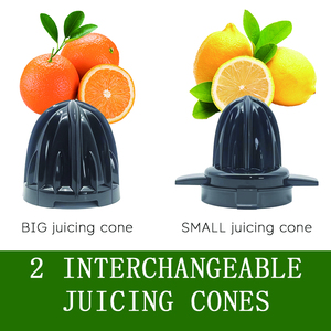 <span class=keywords><strong>Presse</strong></span>-agrumes électrique SHANGKAI pour la maison et la cuisine, <span class=keywords><strong>presse</strong></span>-agrumes manuel compact, interchangeable avec 2 cônes pour les fruits grands et petits - Product Image 4