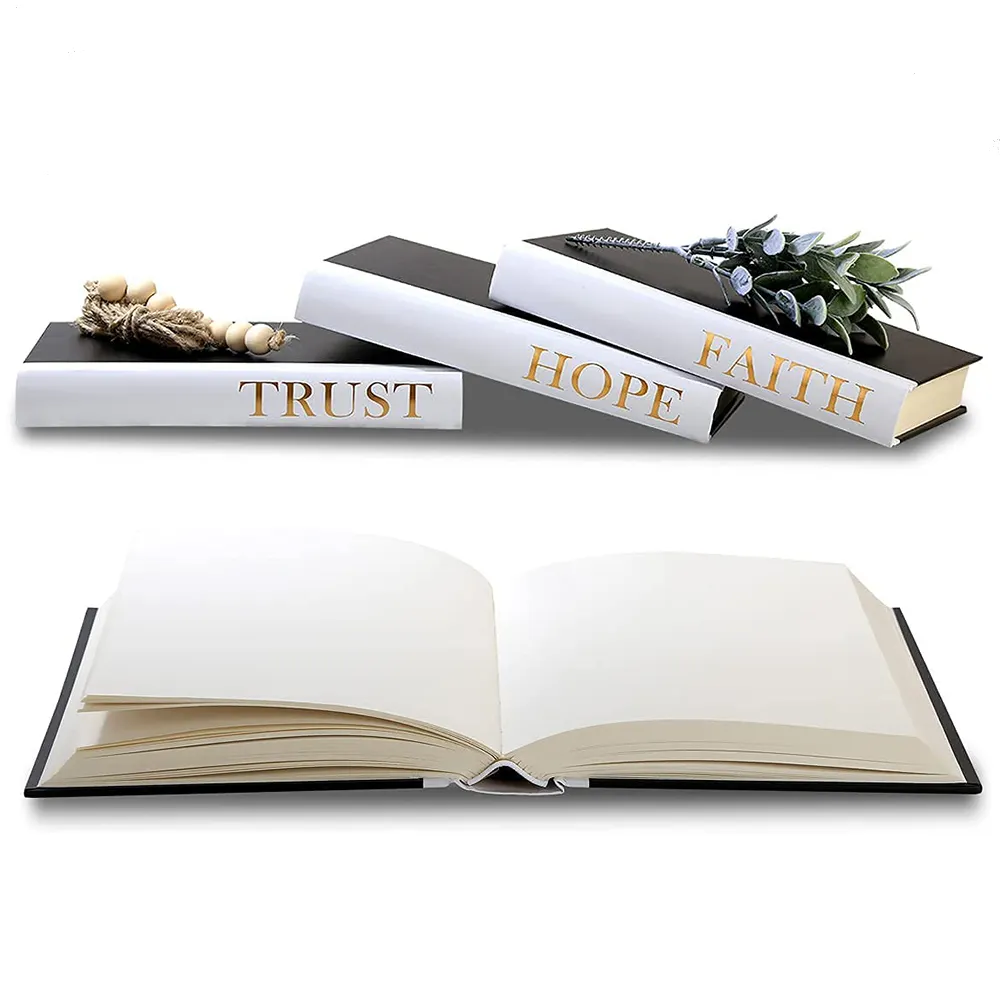 Decorative Book Set Fashion Decoration Book Real Blank Hardcover Book For Decor