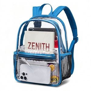 Mochila Mini Transparente Personalizada OEM, Aprobada para Estadios, de Poliéster con Cierre, Impermeable, para Conciertos, Trabajo, Festivales, Seguridad, Viajes, Libre de BPA - Product Image 6