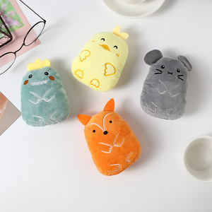 Jouet en peluche de dessin animé avec son et <span class=keywords><strong>papier</strong></span> à l'intérieur, résistant aux griffures et aux morsures des chats et des chiens, interactif pour soulager l'ennui - Product Image 6