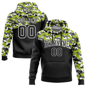 Custom Camouflage Unisex Fleece 300g Hoodie 100% Polyester Sublimation Print Breathable Casual Winter Wear Regular Fit Pocket - Product Image 1