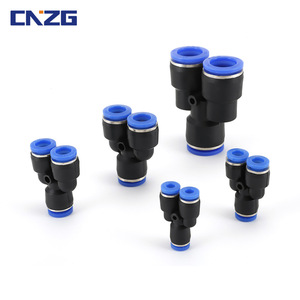 Conector de Manguera Neumática de Plástico de Conexión Rápida, Reductor en T Tipo PWY, Accesorio para un Ensamblaje Eficiente - Product Image 5