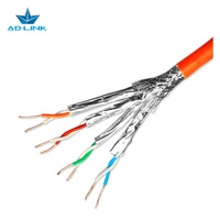 Kabel Komunikasi kinerja tinggi 1000ft Rj45 305m kabel jaringan LAN kepang pabrik layanan kucing 7