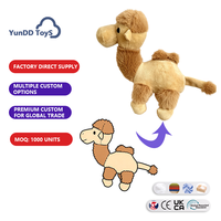 Vente en gros de jouets en peluche mignons en forme de chameaux, poupées en peluche, pendentifs, porte-clés pour enfants, cadeau