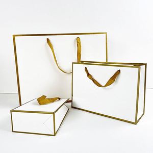 Bolsas de Compras de Papel de Lujo con Asas de Listón, Nuevo Diseño y Alta Calidad - Product Image 4