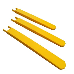 Moulded Polyurethane Forlift Fork Covers Forklift Protection Sleeves