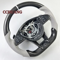 Accessoires Intérieurs de Voiture Personnalisés Volant en Fibre de Carbone Alcantara Mercedes AMG W204 W205 C63 AMG C43 2015-2018