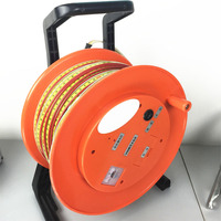 Jauge de niveau d'eau à règle en acier 30m 50m 100m 150m Instrument de mesure du niveau des eaux souterraines Précision 1mm AO SHI INSTRUMENT Garantie 1 an