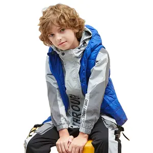 [TANBOER-TC200102] 2021duck puffer fashion teenage vest,kids clothing,Ultra Light,Warm and Comfortable