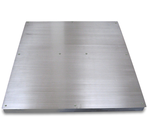 Báscula de Plataforma de Acero Inoxidable PWS de 1x1m, de Alta Resistencia - Product Image 1