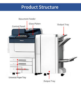 Gerenoveerde A3 kleuren digitale multifunctionele hogesnelheidsprinter (75 ppm, 600 dpi) voor ApeosPort-VII 7788 - Product Image 4