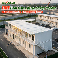 Maisons conteneurs Wecheer insonorisées en kit pour bureaux de chantier, dortoirs du personnel, maisons modulaires en acier