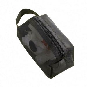 Bolsa de cosméticos de malla mini de nuevo estilo, bolsa de almacenamiento para monedas, lápices y cables, bolsa de viaje portátil - Product Image 1
