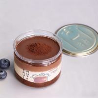 Nouvelle conception, contenants à dessert transparents en PET de 250 ml et 300 ml, boîtes à gâteaux en plastique avec couvercle à ouverture facile, pots à crème glacée