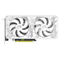 Carte graphique Esports AI GeForce-RTX-5060-X2W-8GB blanche pour gaming et e-sport, 4K, avec effet de poursuite lumineuse, DLSS4 et design à lignes cachées