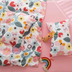 Phim Hoạt Hình Dễ Thương In Không Khí Thấm Tinh Khiết Bông Vỏ Gối Chăn Bộ Đồ Giường Bộ Mát Mẻ Tấm Ga Giường Bộ - Product Image 3