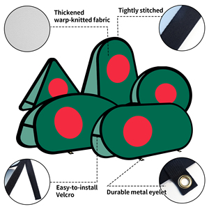 Bannière ovale pop-up en tissu tricoté warp-knit pour la promotion publicitaire en extérieur au Bangladesh, idéale pour les tentes extérieures - Product Image 3