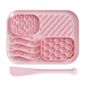 Tapis de nourriture <span class=keywords><strong>pour</strong></span> animaux de compagnie en silicone, bols et mangeoires <span class=keywords><strong>pour</strong></span> animaux de compagnie, <span class=keywords><strong>anti</strong></span>-<span class=keywords><strong>débordement</strong></span>, ventouse, bol de nourriture <span class=keywords><strong>pour</strong></span> animaux de compagnie, nettoyage facile - Product Image 6