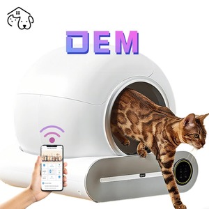 <span class=keywords><strong>Caja</strong></span> de Arena Inteligente para Mascotas con Control por Aplicación y IA de 65L, <span class=keywords><strong>Caja</strong></span> de Arena Autolimpiable Inteligente, Inodoro Automático para Gatos - Product Image 1
