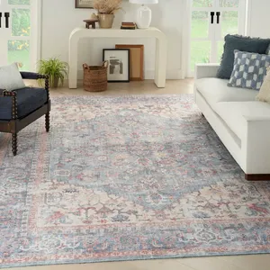 Tappeti in Microfibra Lavabili Piccolo <span class=keywords><strong>Tappeto</strong></span> 60x90cm <span class=keywords><strong>Beige</strong></span> Grigio Moderno Astratto per Ingresso <span class=keywords><strong>Cucina</strong></span> Antiscivolo Morbido a Pelo Corto - Product Image 4