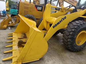 Cargador de ruedas Komatsu WA320 usado 2017 maquinaria de construcción origen japonés - Product Image 2
