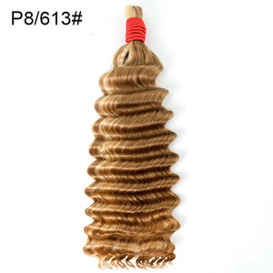 Cabello virgen brasileño con cutícula alineada, paquetes rizados filipinos de Vietnam, extensiones a granel de cabello crudo de doble dibujo indonesio - Product Image 1