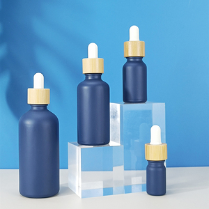 Botellas de Vidrio Cilíndricas Redondas Personalizables de 5ml, 15ml, 30ml, 50ml con Gotero, Muestra Gratis para Esencia Cosmética - Product Image 1