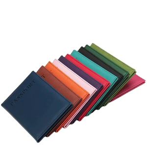 Fundas de Cuero PU al por Mayor, Funda para Documentos, Porta Tarjetas de Identificación, Accesorio de Viaje, Estuche Protector para Tarjetas de Crédito, para Hombre y Mujer - Product Image 1