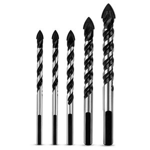6pcs 3mm Straight HSS <b>Drill</b> <b>Bit</b> Set <b>Titanium</b> Plated Woodworking Tools Multi-Function Metal Grooving <b>Drill</b> <b>Bits</b> - Product Image 6