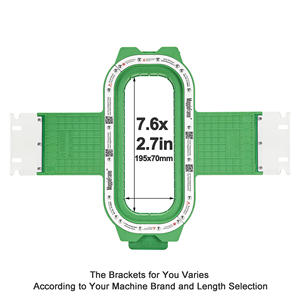 Marco de bordado magnético Mighty Hoop para Janome MB4, MB7, 1 MB7, <span class=keywords><strong>Elna</strong></span> 940, 970, máquina de bordado de una sola cabeza - Product Image 6