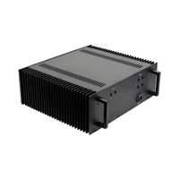 Boîtier d'extrusion en alliage d'aluminium sur mesure, boîte de sortie, dissipateur thermique, boîtiers électriques DIY, protection IP45, services d'usinage CNC