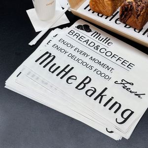 Custom Design Logo Eco-Friendly Biodegradable Waterproof <b>Greaseproof</b> Food Grade Wrapping <b>Paper</b> for Sandwich Burger Packaging - Product Image 4