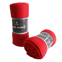 Couverture polaire chaude en polyester 100% en polaire à carreaux pour l'hiver vente en gros