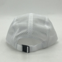 Nuevo verano 5 paneles Material de nylon Campamento Gorras Deportes Snapback Sombreros sin estructura Logotipo bordado personalizado