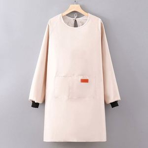 Long-Sleeved Waterproof Oil-Resistant Bib Home Kitchen Catering Workwear Women Men for <b>Cooking</b> and Adult Work - Product Image 2
