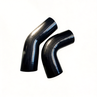 Tuyau en silicone tressé Kinglin pour intercooler de voiture, résistant aux hautes températures, 45 et 135 degrés, vente en gros usine